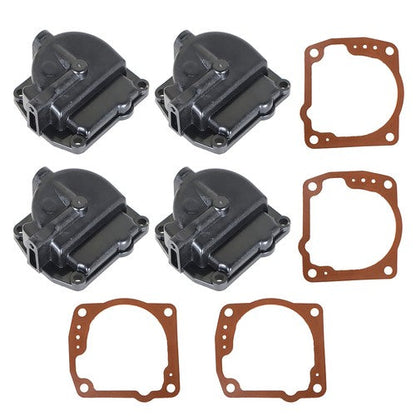For Johnson Evinrude 4pcs Carburetor Float Bowl Chamber 433000 0433000