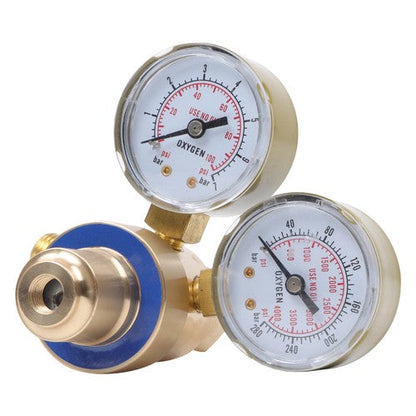 Oxygen Gas Regulator Welding Cutting Torch Pressure Gauge Fits Victor Brass NEW
