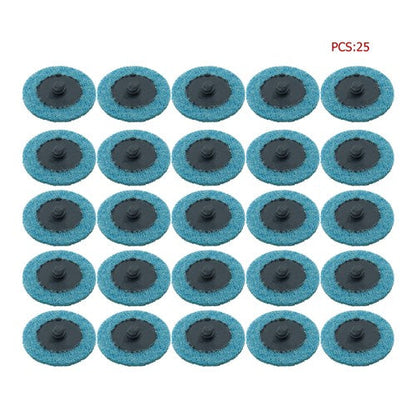 25 Pack Surface Conditioning Quick Change Discs 2" Fine Prep Pad Discs