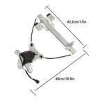 For Cadillac Chevrolet GMC 2007-14 741-391 Power Window regulator RR w/Motor