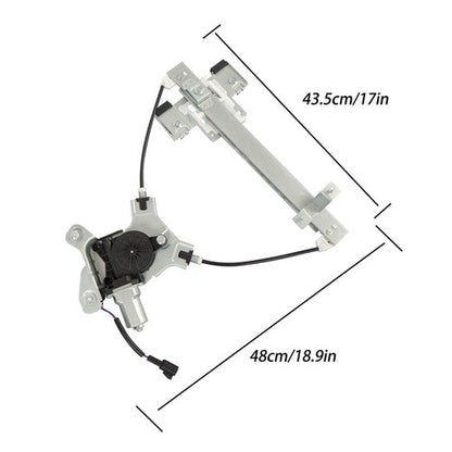 For Cadillac Chevrolet GMC 2007-14 741-391 Power Window regulator RR w/Motor