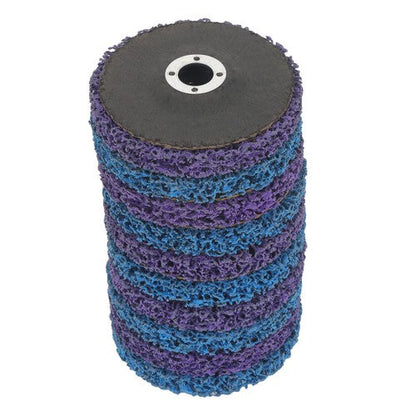 (5 pieces each in purple and blue) 10 Pack of 4' x 5/8' Diamond Discs