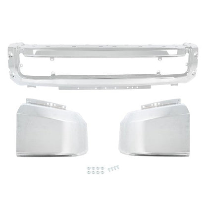 Chrome Split Front Bumper Suit For Ford F-250 F-350 2020-2022 New Front Bumper