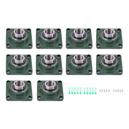 UCF208-24 1-1/2" Bore 10PCS Pillow Block Flange Bearing 4 Bolt Self-Alignment