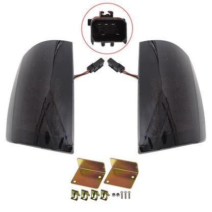 Smoked Black LED Tail Light Lamp One Pair Fit For Dodge Ram 1500 2500 3500 02-06