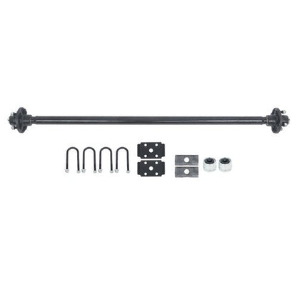 For trailers Trailer Axle W/U-Bolt Kit 4lug-4' 52' Hub Face 42' SC 2000lb 2Klb