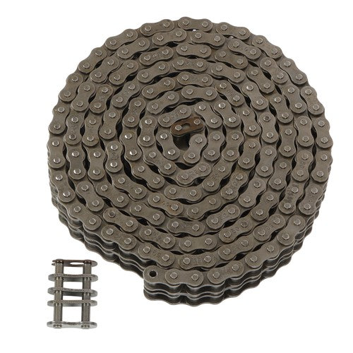 #50-2 Duplex Double Strand Roller Chain x 10 feet + 2 Connecting Links