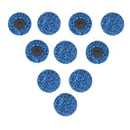 3" Blue Quick Change Easy Strip & Clean Discs For Paint Rust 10 Pack