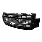 Platinum Front Upper Grille Gloss Black For Ford F250 F350 Super Duty 2017-2019