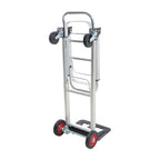 Aluminum Hand Truck 2 in 1 Folding Dolly Cart 400 lbs Capacity Heavy Duty 150kg