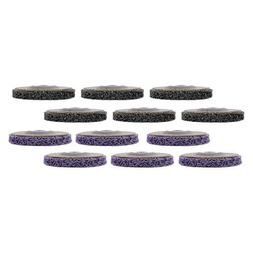 Diamond Grinding Wheel Discs Set (6 Black, 6 Purple) 12 Pack: 4-1/2" x 7/8"