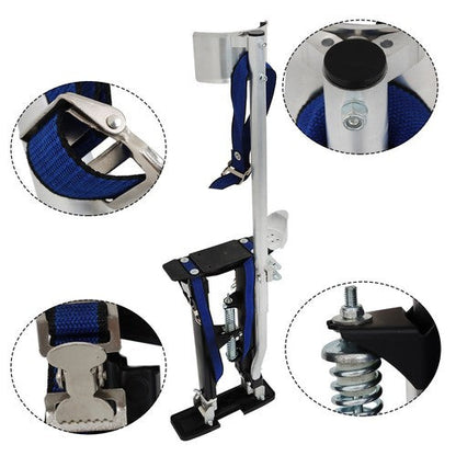 18"-30" Stilt Aluminum Alloy Stilts Adjustable Drywall Stilt Painting Tool Black