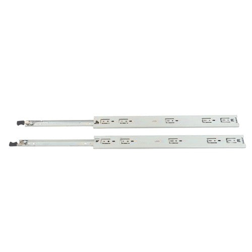 1 Pair of 20In Locking Drawer Slides Full Extension & Lock 150 lb Load Capacity