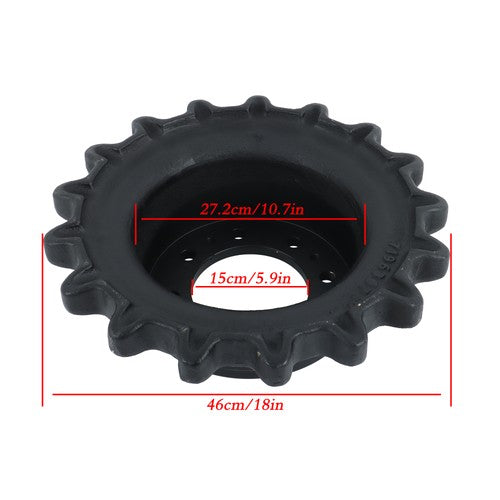 For Bobcat T630 T740 T750 T770 T870 7196807 Drive Sprocket - 8 Hole Dual Speed