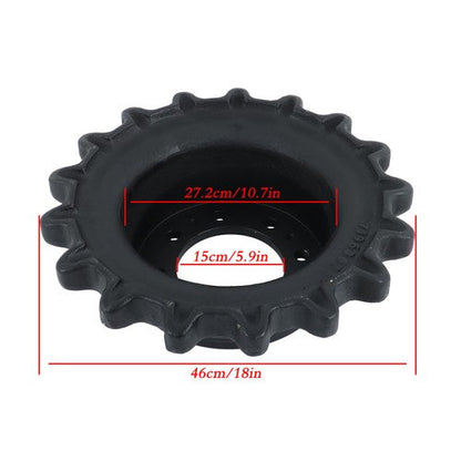For Bobcat T630 T740 T750 T770 T870 7196807 Drive Sprocket - 8 Hole Dual Speed