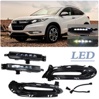 FIT 2016 2017 2018 Honda HR-V HRV Front LED Conversion DRL Fog lights Lamps Pair