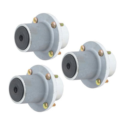 125981 605380 3pcs Blade Spindle For Hustler Fastrak Raptor SDX SD 48" 54" 60"