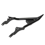 16" Backrest Sissy Bar For CVO Touring Road King Glide Street Glide Black 09-21