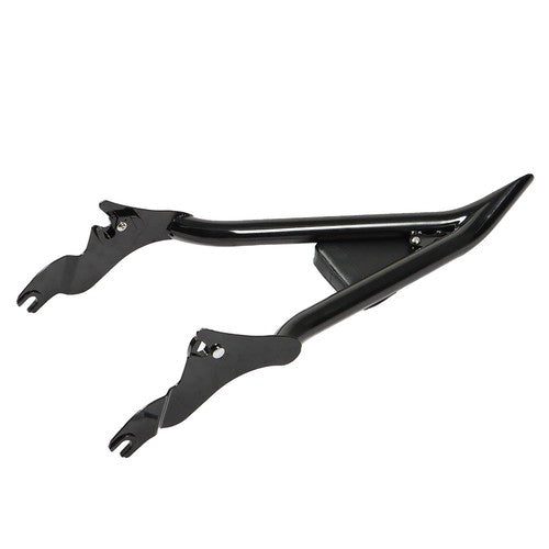 16" Backrest Sissy Bar For CVO Touring Road King Glide Street Glide Black 09-21