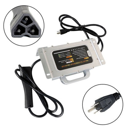 48V 15A Battery Charger For EZGO Golf Carts RXV & TXT Plug Waterproof