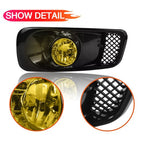For 1999-2000 Honda Civic Front Bumper Yellow Lens Halogen Fog Lights Lamp