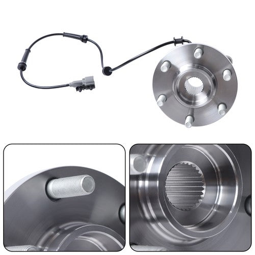 2pcs Front Wheel Hubs Bearing Assembly For Nissan Xterra Frontier 4WD 515065