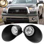 Fit 2007-2013 Toyota Tundra 2008-2011 Sequoia Pair Clear Fog Light w/cover LH RH