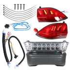 Fit For Club Car Precedent 2004-08 Golf Cart LED Headlight Tail Light Kit
