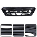 Front Bumper Upper Grille Replacement Gloss Black For SUBARU Crosstrek 2021-2023