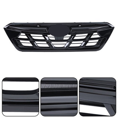 Front Bumper Upper Grille Replacement Gloss Black For SUBARU Crosstrek 2021-2023