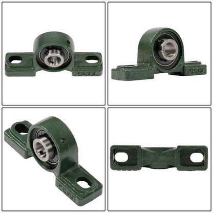6PCS UCP202-10 Pillow Block Mounted Ball Bearing 5/8" Bore 2 Bolt Cast Iron Base