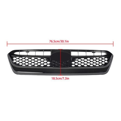 For Subaru WRX/WRX STI 2015-2017 Front Grille Mesh Plastic Gloss BLK Replacement
