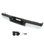 Rear Chrome Step Bumper Assembly For Ford F150 04-06 W/ Object Sensor Holes