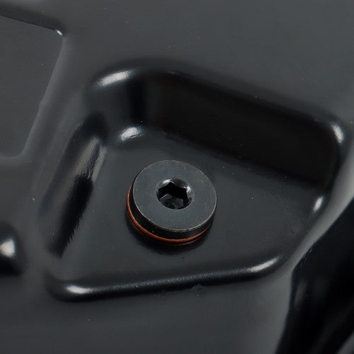 Transmission Oil Pan w/ Gasket Black For Volkswagen Golf Jetta Passat 01 01M3213