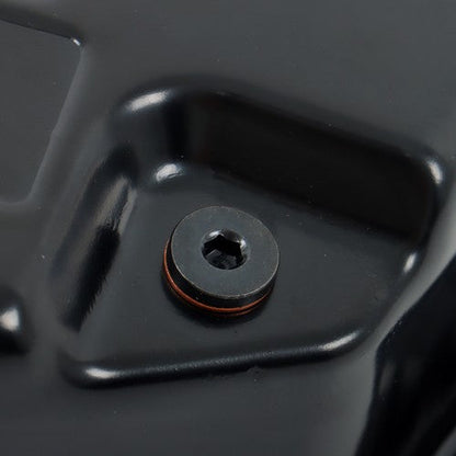Transmission Oil Pan w/ Gasket Black For Volkswagen Golf Jetta Passat 01 01M3213
