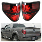 Left&Right Red Rear Tail Lights Brake Lamps For Ford F-150 Pickup Truck 2009-14