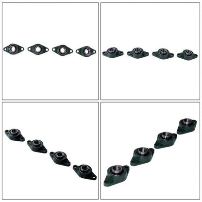 UCFL206-20 Self Alignment Pillow Block Bearing 1-1/4" Bore Solid Base 4pcs ﻿