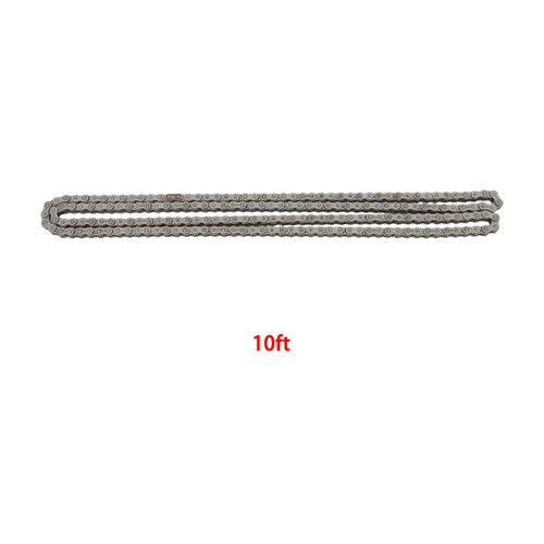 50H Heavy Duty Roller Chain 10 Feet w/Connecting Link with 2 connectors