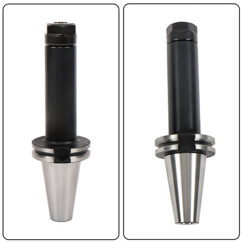 2Pcs High Speed CAT40-ER20 Collet Chucks 6" Gage Length Balanced G2.5/25000RPM