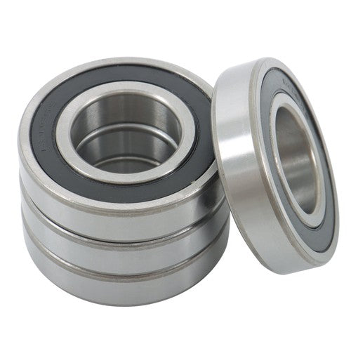 4Pcs 6208-2RS Bearings 40×80×18mm Double Rubber Seals Deep Groove Ball Bearing
