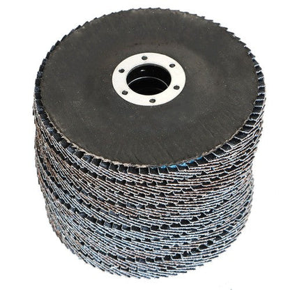 100 Pieces Premium Zirconia Flap Disc Sanding Grinding 4-1/2" X7/8" 40 Grit