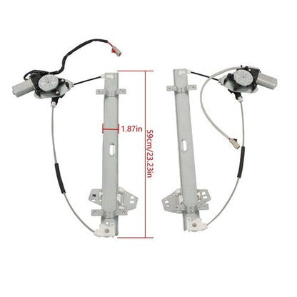 For ACURA MDX 2001-2002 Power Window Regulator w/ Motor FL&FR 751-024 751-025