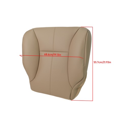For Dodge Ram 1500 2500 3500 1998-2002 SLT Driver Bottom Seat Cover Durable Tan