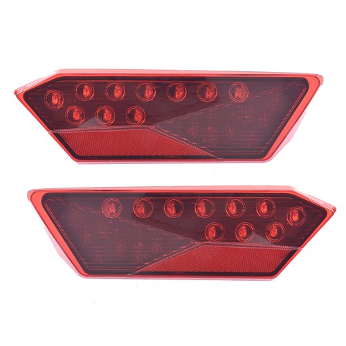 Nice Red LED Tail lights For Polaris RZR 1000 Tubro Pair XP 900 900s Platics USA