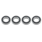 4Pcs 6208-2RS Bearings 40×80×18mm Double Rubber Seals Deep Groove Ball Bearing