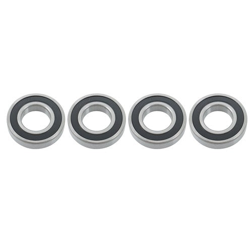 4Pcs 6208-2RS Bearings 40×80×18mm Double Rubber Seals Deep Groove Ball Bearing