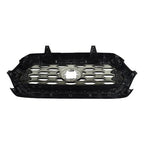 Plastic Silver Bezel Fit For Toyota Tacoma 2016-2021 Front Upper Grille Assembly