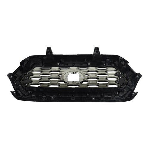 Plastic Silver Bezel Fit For Toyota Tacoma 2016-2021 Front Upper Grille Assembly