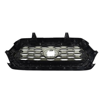 Plastic Silver Bezel Fit For Toyota Tacoma 2016-2021 Front Upper Grille Assembly