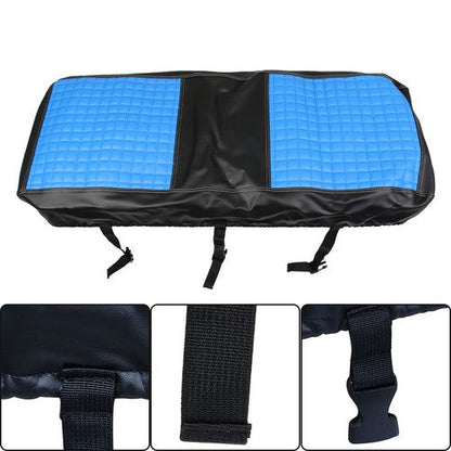 Rear Seat Covers Kit No Staple Blue Color Universal Size Fit For Golf Carts